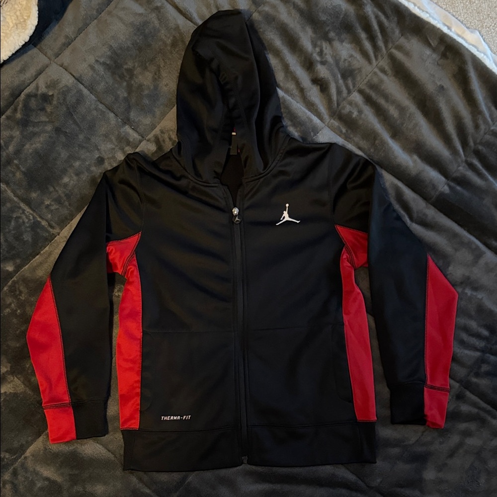 Jordan Black and Red Performance Jacket